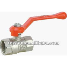 BSP brass ball valves with chrome plated Lever handle